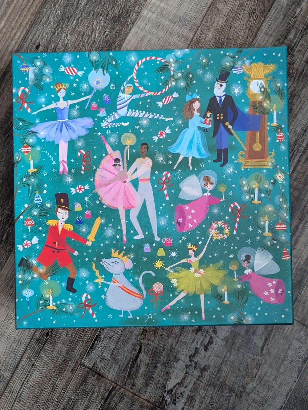 Galison "The Nutcracker" Square 500-Piece Jigsaw Puzzle (Missing 1 Piece)